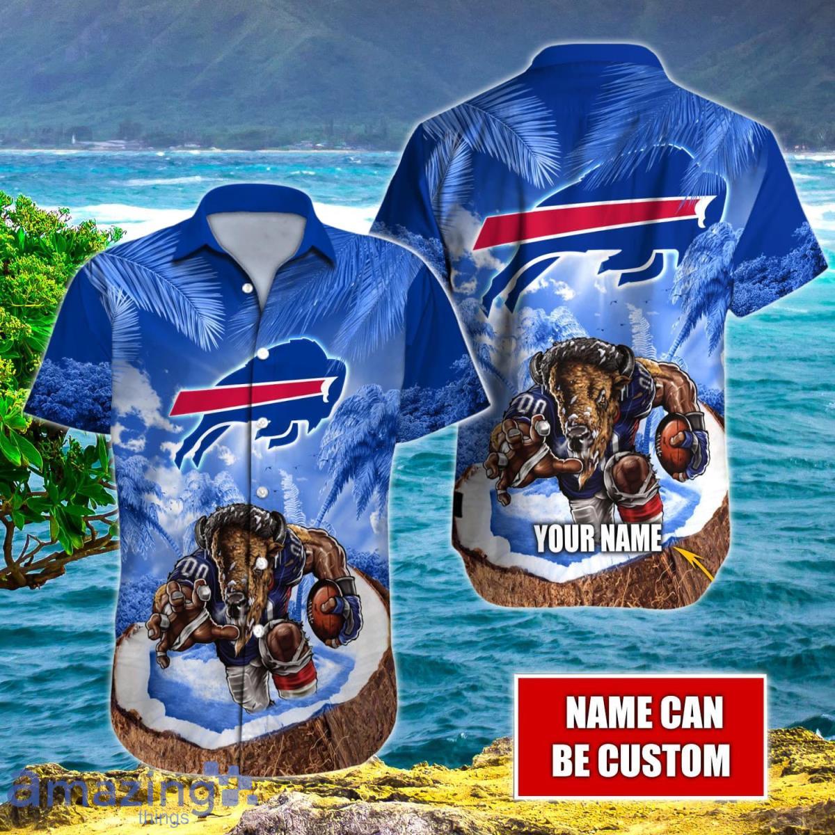 Buffalo Bills NFL Hawaiian Shirt Custom Name Impressive Gift For Men And Women Product Photo 1