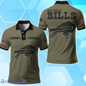 Buffalo Bills NFL Polo Shirt Custom Your Name For Fans Product Photo 1