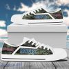 Camouflage Atlanta Braves Canvas Low Top Shoes New Trend