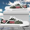 Camouflage Cincinnati Reds Canvas Low Top Shoes New Trend