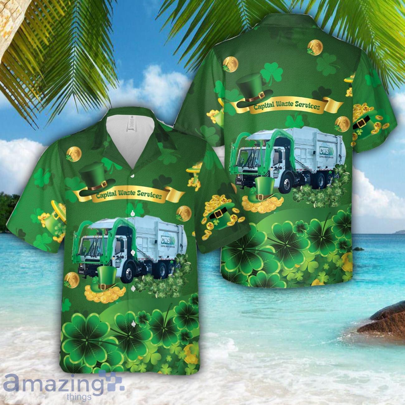 Capital Waste Services St Patrick's Day Hawaiian Shirt Aloha Holiday Gift For Men Women image Capital Waste Services St Patrick's Day Hawaiian Shirt Aloha Holiday Gift For Men Women