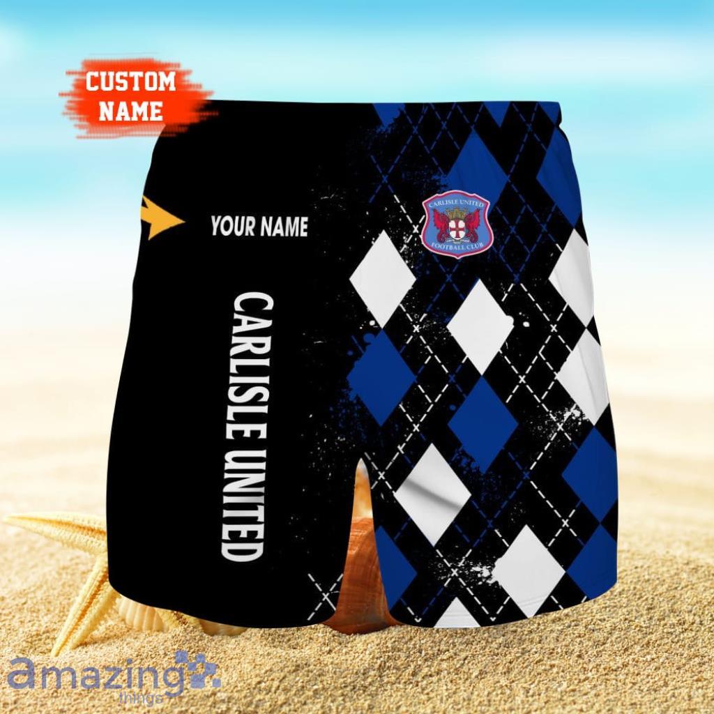 Carlisle United Logo Print 3D Short Hawaiian Trending Summer For Men image Carlisle United Logo Print 3D Short Hawaiian Trending Summer For Men Product Photo 1