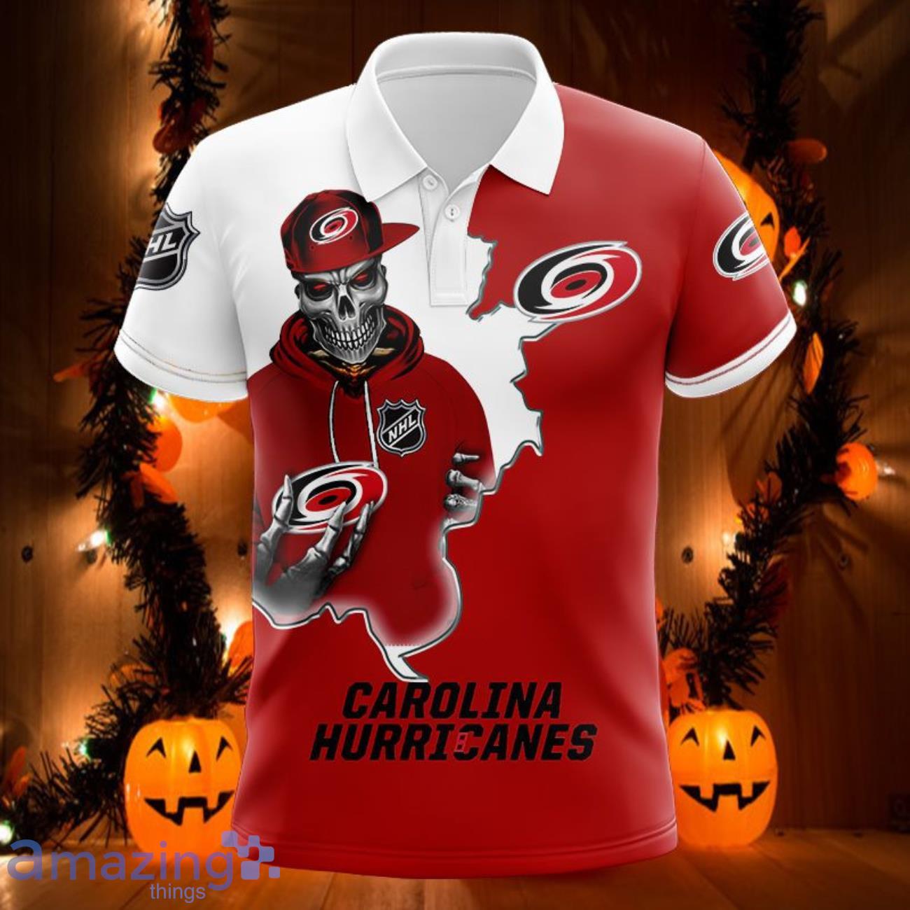 Carolina Hurricanes 3D Polo Shirt Sport Gift For Big Fans Limited Polo Shirt Product Photo 1