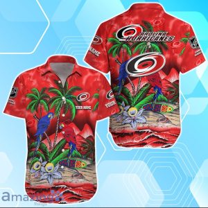 Carolina Hurricanes Hawaiian Shirt Summer Gifts For Fans Custom Name Product Photo 1