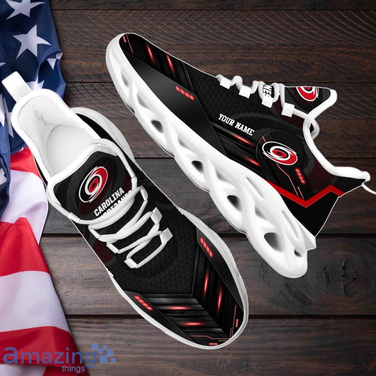 Carolina Hurricanes Max Soul Shoes Custom Your Name Sneakers Gifts For Fan image Carolina Hurricanes Max Soul Shoes Custom Your Name Sneakers Gifts For Fan Product Photo 2