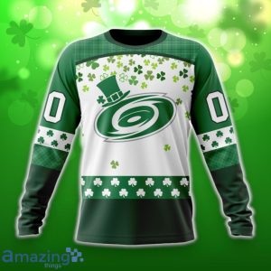 Carolina Hurricanes Special Design For St. Patrick Day 3D Shirt Hoodies Custom Number & Name Product Photo 4