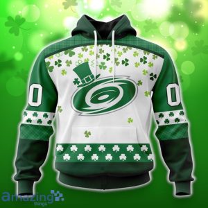 Carolina Hurricanes Special Design For St. Patrick Day 3D Shirt Hoodies Custom Number & Name Product Photo 1
