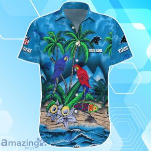 Carolina Panthers Hawaiian Shirt Summer Gifts For Fans Custom Name Product Photo 2
