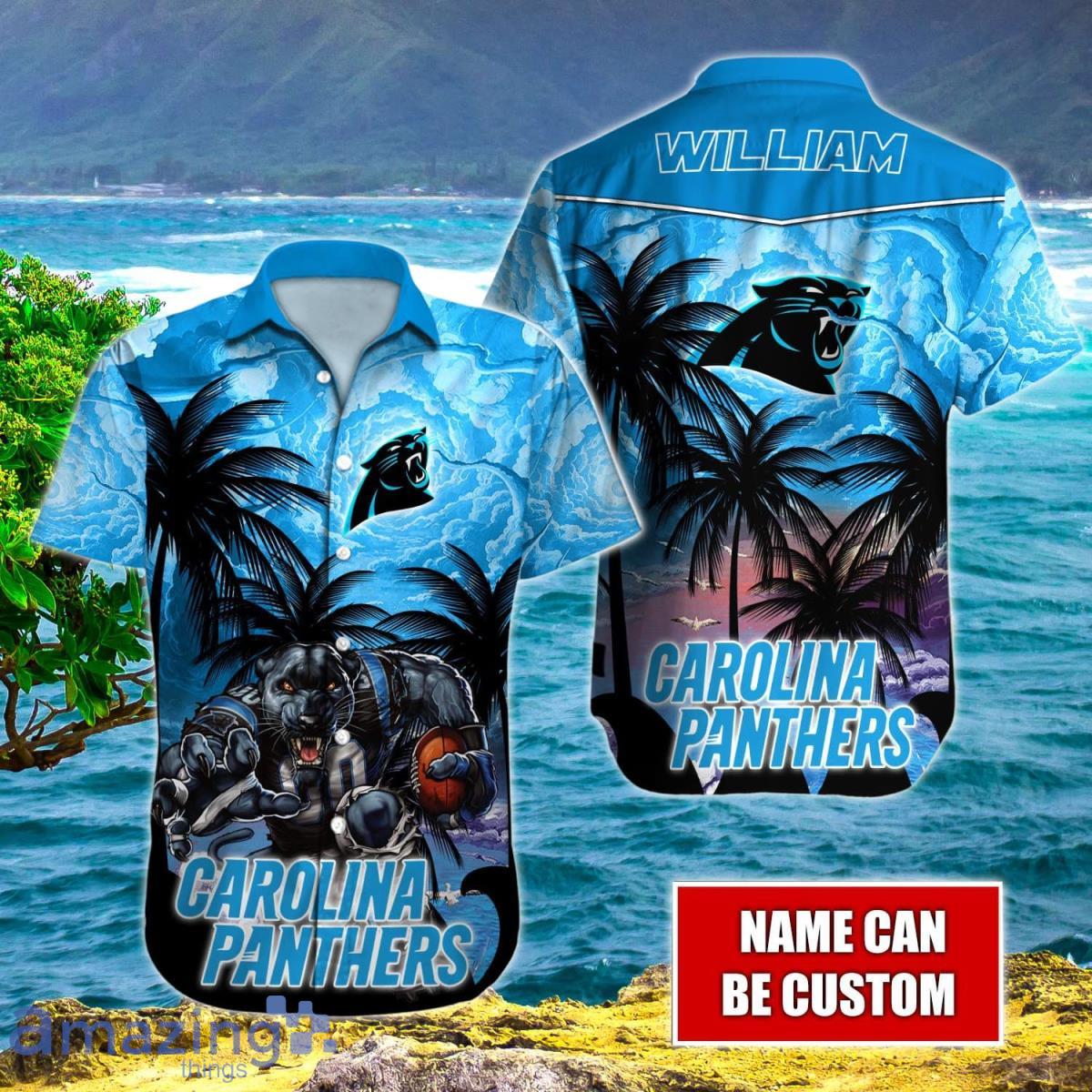 Carolina Panthers NFL Hawaiian Shirt Custom Name Impressive Gift For Men And Women Product Photo 1