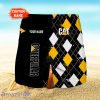 Caterpillar Inc Logo Print 3D Short Hawaiian Trending Summer For Men