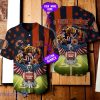 Chicago Bears 3D Eagle Custom Number & Name Baseball Jersey
