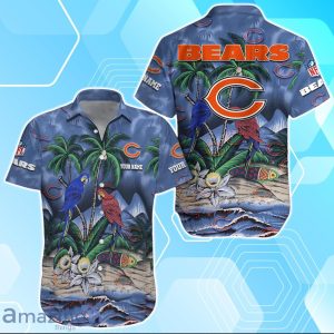 Chicago Bears Hawaiian Shirt Summer Gifts For Fans Custom Name Product Photo 1