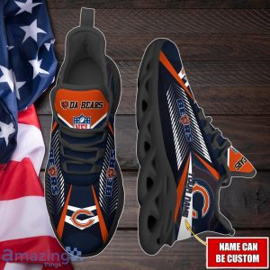 Chicago Bears Max Soul Shoes with Custom Name Option Sport Gifts for Fans image Chicago Bears Max Soul Shoes with Custom Name Option - Sport Gifts for Fans Product Photo 2