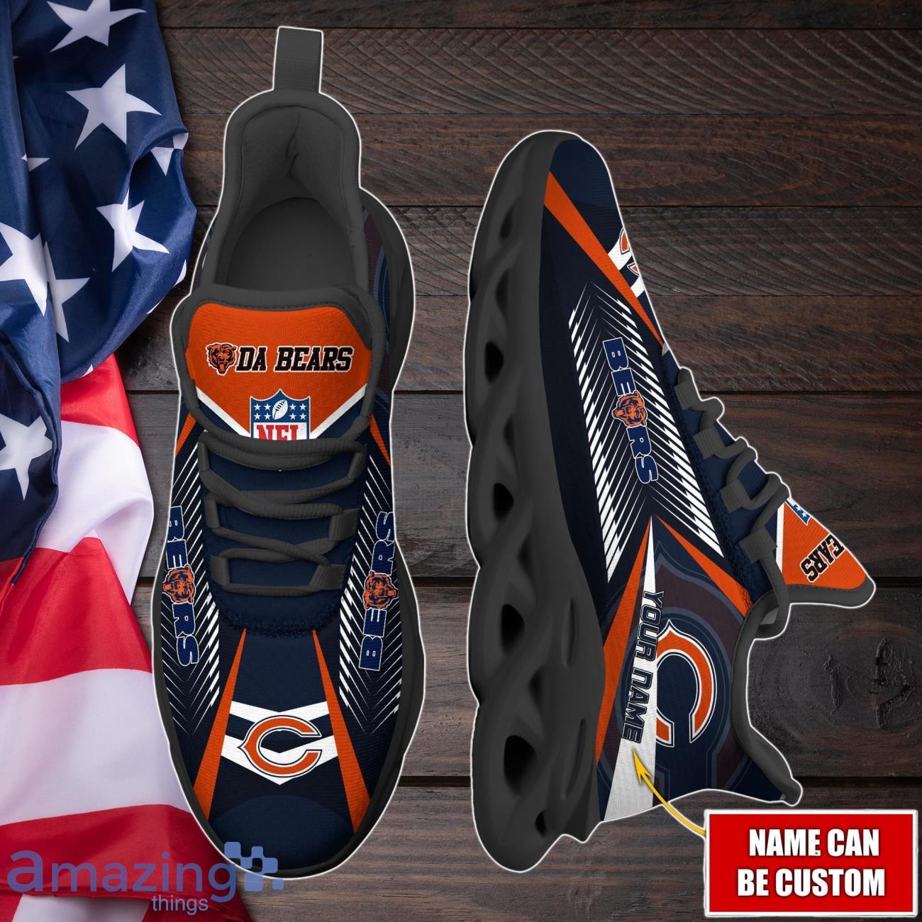 Chicago Bears Max Soul Shoes with Custom Name Option Sport Gifts for Fans image Chicago Bears Max Soul Shoes with Custom Name Option - Sport Gifts for Fans Product Photo 2