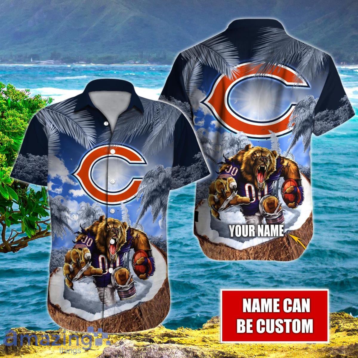 Chicago Bears NFL Hawaiian Shirt Custom Name Impressive Gift For Men And Women Product Photo 1