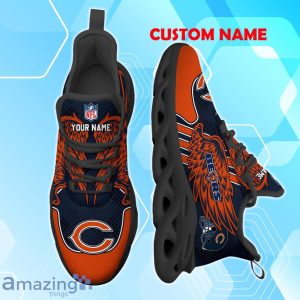 Chicago Bears NFL Max Soul Shoes Custom Name Wings Design For Fans Product Photo 2