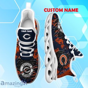Chicago Bears NFL Max Soul Shoes Newest Design for Sports Fans Custom Name Product Photo 4