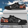 Cincinnati Bengals Canvas Low Top Shoes New Trend
