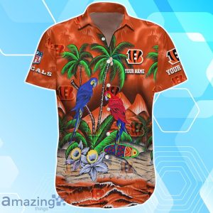 Cincinnati Bengals Hawaiian Shirt Summer Gifts For Fans Custom Name Product Photo 2