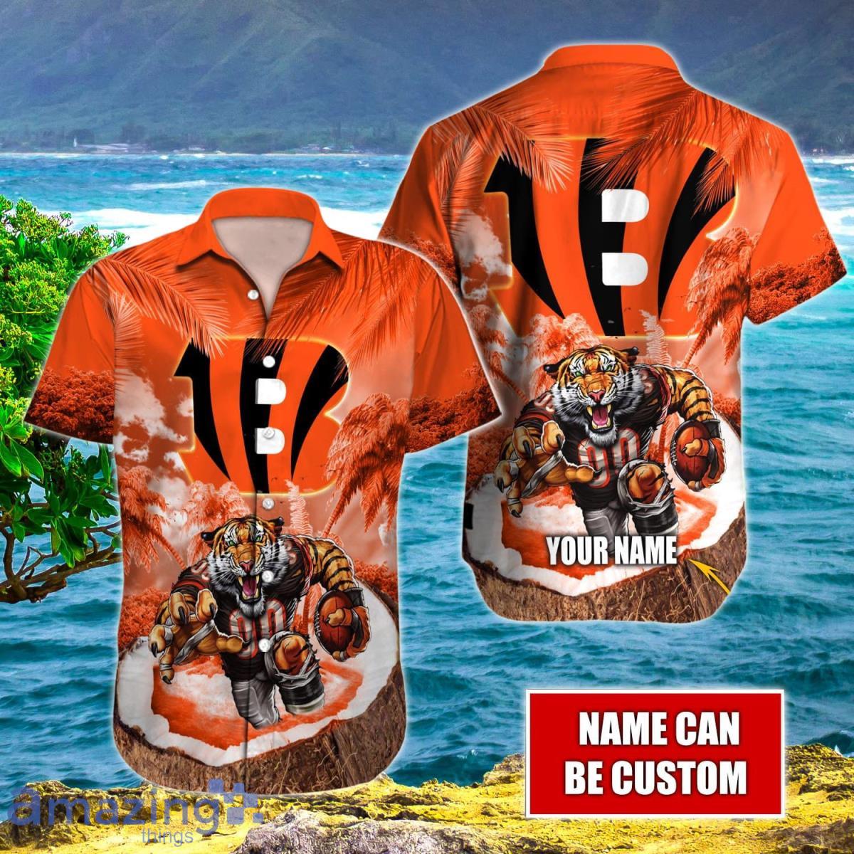 Cincinnati Bengals NFL Hawaiian Shirt Custom Name Impressive Gift For Men Women Product Photo 1