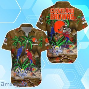 Cleveland Browns Hawaiian Shirt Summer Gifts For Fans Custom Name Product Photo 1