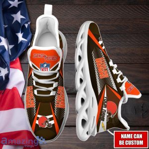 Cleveland Browns Max Soul Shoes with Custom Name Option - Sport Gifts for Fans Product Photo 4