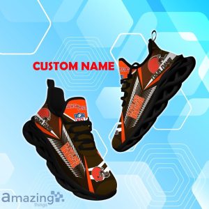 Cleveland Browns Max Soul Shoes with Custom Name Option - Sport Gifts for Fans Product Photo 1