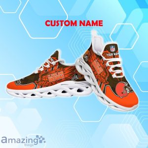 Cleveland Browns NFL Max Soul Shoes Custom Name Wings Design For Fans Product Photo 3