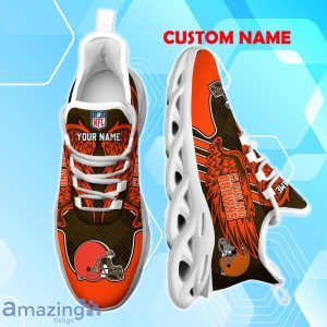 Cleveland Browns NFL Max Soul Shoes Custom Name Wings Design For Fans Product Photo 4