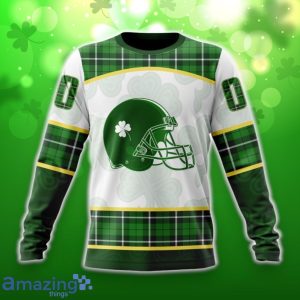 Cleveland Browns Special Design For St. Patrick Day 3D Shirt Hoodies Custom Number & Name Product Photo 4
