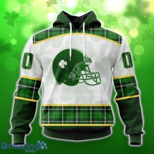 Cleveland Browns Special Design For St. Patrick Day 3D Shirt Hoodies Custom Number & Name Product Photo 1