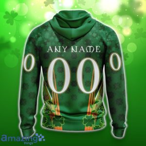 Colorado Avalanche Full Green Design For St. Patrick’s Day 3D Shirt Hoodies Custom Number & Name Product Photo 3