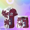 Colorado Avalanche Hawaiian Shirt And Short Palm Tree Custom Name
