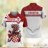 Croatia Personalized Name 3D Polo Shirt Golf Lover Gift Custom Gift For Croatia Lovers