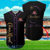Custom Name Crown Royal Sleeveless Jersey Baseball Shirt Unique Gift
