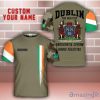 Custom Name Dublin, Ireland 3D T-Shirt All Over Printed Gift For Men Women