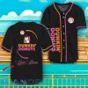 Custom Name Dunkin Donut Jersey Baseball Shirt Unique Gift