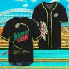 Custom Name Mountain Dew Jersey Baseball Shirt Unique Gift