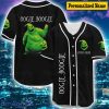 Custom Name Oogie Boogie Baseball Jersey, Oogie Boogie Jersey Shirt, Horror Movie Shirts Black