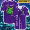 Custom Name Oogie Boogie Baseball Jersey, Oogie Boogie Jersey Shirt, Horror Movie Shirts Purple