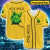 Custom Name Oogie Boogie Baseball Jersey, Oogie Boogie Jersey Shirt, Horror Movie Shirts Yellow