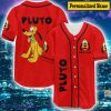Custom Name Pluto Baseball Jersey, Pluto Shirt, Pluto 3D Jersey Red