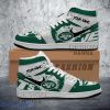 Custom Name Shoes NFL New York Jets Paint Splash Texture Air Jordan Hightop Shoes