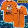 Custom Name The Muppet Baseball Jersey, Animal Muppet Shirt, Muppet Jersey Shirt Orange