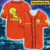 Custom Name Tweety Baseball Jersey Shirts, Tweety Shirts, Personalized Shirt Orange