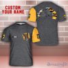Custom Name US Army Golden Knight demonstration parachutist 3D T-Shirt All Over Printed Gift For Men Women