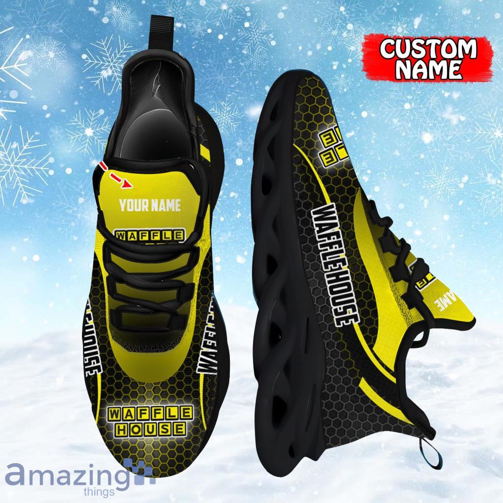 Custom Name Waffle House Logo Clunky Max Soul Running Sneaker Sporty Trending image Custom Name Waffle House Logo Clunky Max Soul Running Sneaker Sporty Trending Product Photo 1
