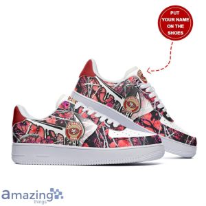 San Francisco 49ers Personalized Name Air Force Sneakers Shoes Sport Shoes Limited Gift For Fans Product Photo 4