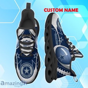 Dallas Cowboys NFL Fan Edition Custom Name Max Soul Comfort Shoes Product Photo 2