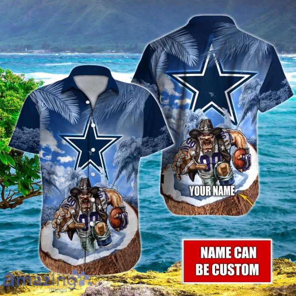 Dallas Cowboys NFL Hawaiian Shirt Custom Name Impressive Gift For Men Women Product Photo 1